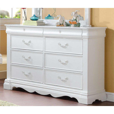 Commode double 6 tiroirs Aliysha