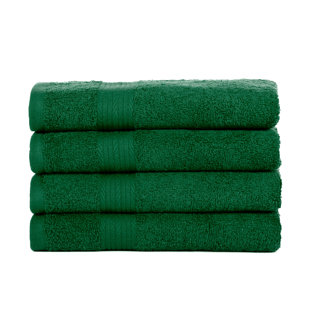 Superior 900GSM Long Staple Combed Cotton Towel Set (6-Piece): Forest Green