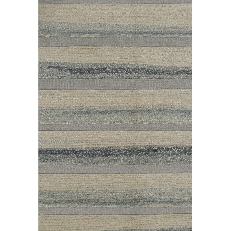 Scandinavian Handmade Kilim Wool Geometric Area Rug, Rectangle 10' x 14'