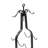 Priston 8 Bottle Floor Wine Bottle Rack in Black