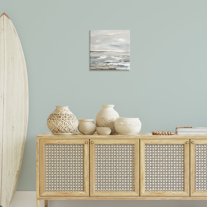  Impression sur toile White Waves Impression par Lera, H 17 po x l 17 po