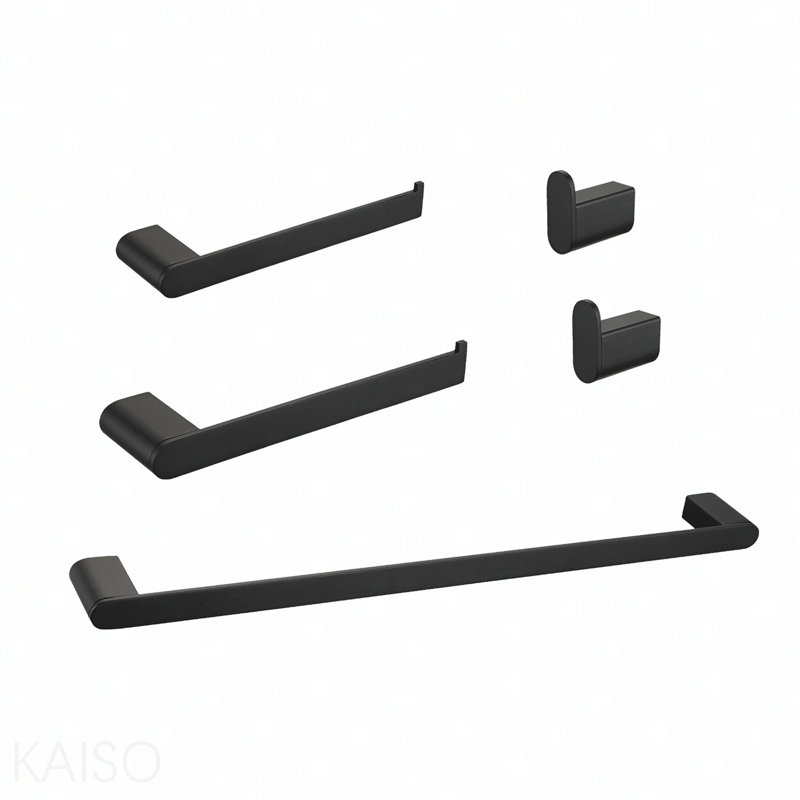 5- Piece Bathroom Hardware Set, Matte Black