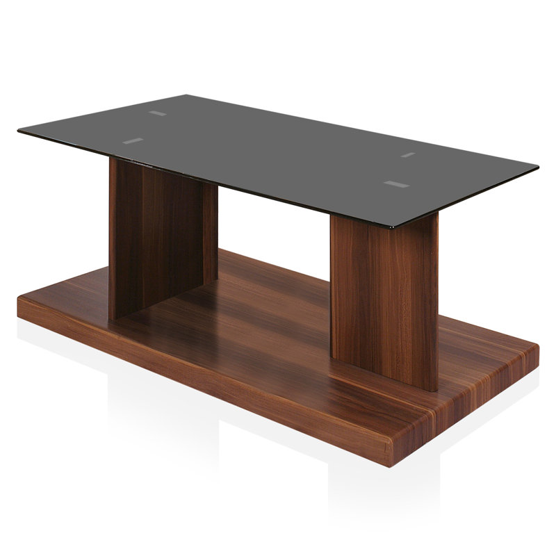 Table basse avec rangement Donjae A Advik, Brun