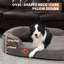 Lit pour chien ovale en mousse à mémoire de forme Tucker Murphy Pet ™, avec doublure imperméable et housse lavable amovible-95781337-95781336
