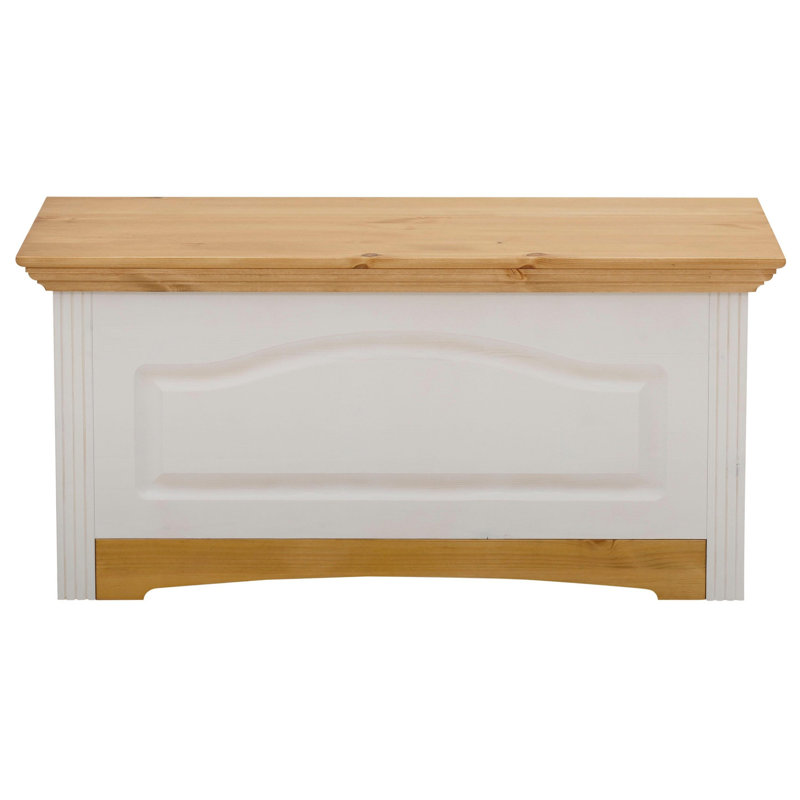 Manosque Accent Trunk, White/Honey