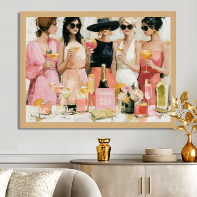 Clark I - Glam Fashion Canvas Wall Decor