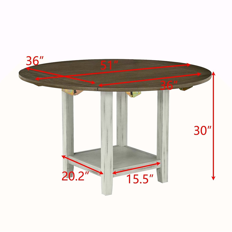 Multifunctional Expansion Folding Table, Can Sit 4 People, With Storage Space, Four Side Folding Table Can Save Space Colleagues Can Also Expand The Use Area, Suitable For Kitchen, Living Room Ect.