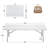 8ft Plastic Folding Table, Portable Bi-Fold Event Table, Indoor Outdoor Picnic Card Table with Carrying Handle-89255277-98679220