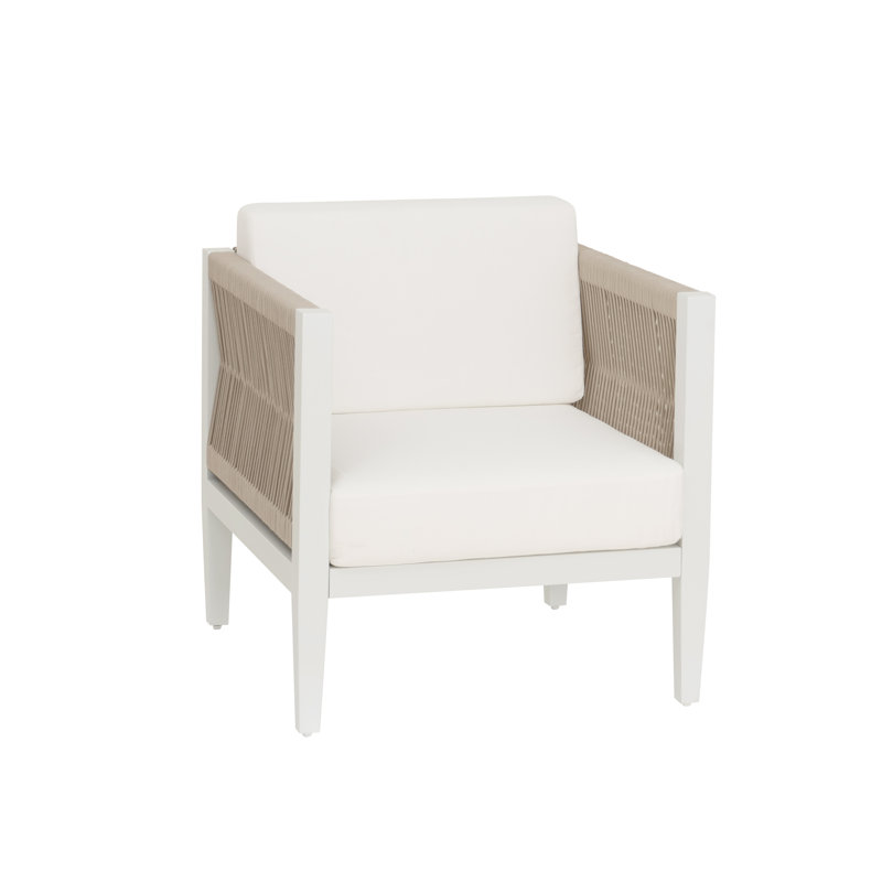 Chaise d'appoint en aluminium Lilah