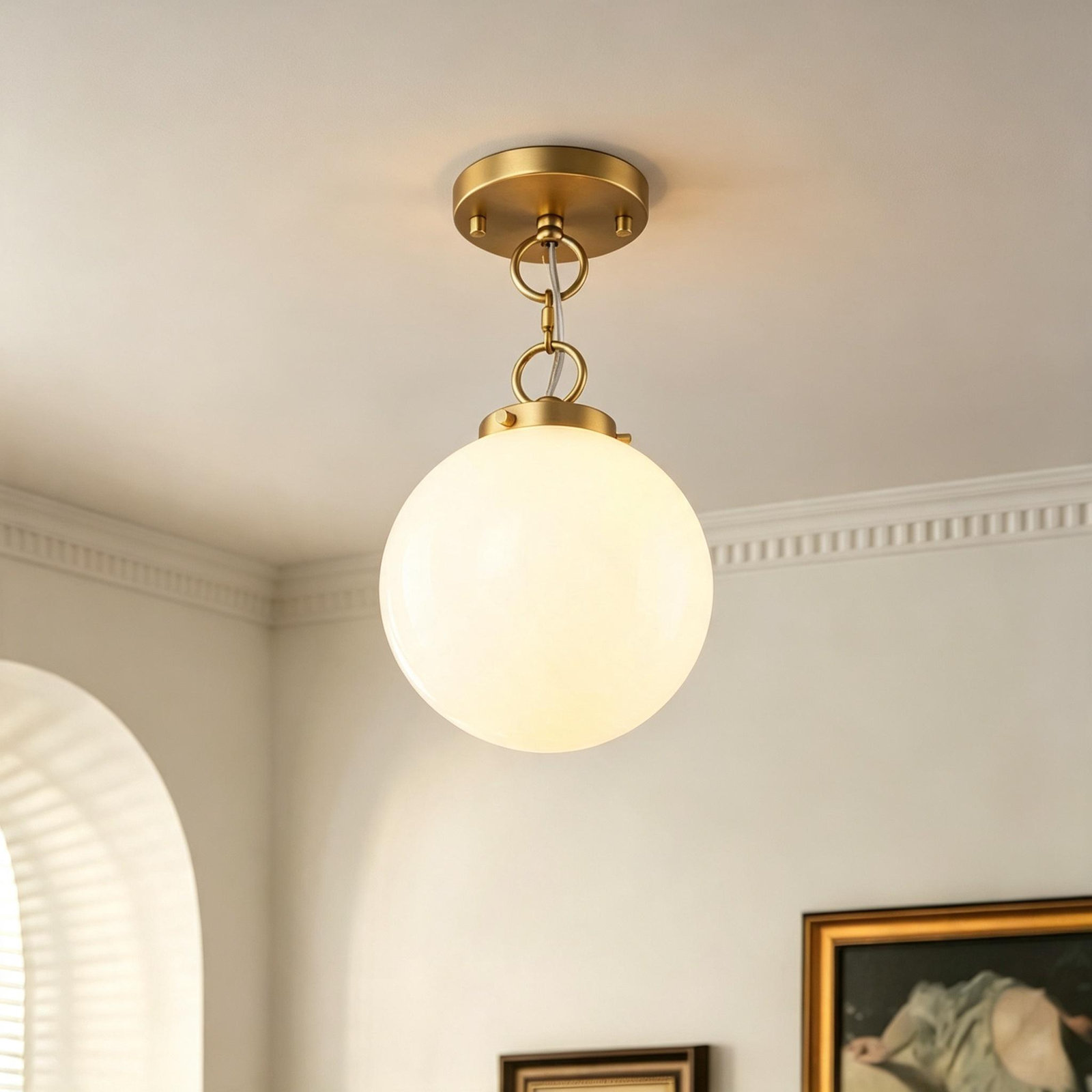 Brunsville 10" Single Light Kitchen Island Light