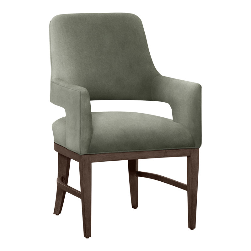 Chaise avec accoudoirs Josie, Noisette, Saule 9953