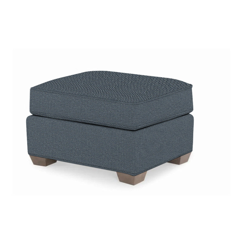 Colton Outdoor Ottoman, Navy Blue 71628L58