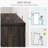 Bookshelves and Bookcases Farmhouse Book Shelf with Storage Open Display Bookshelves Tall Book Case Floor Standing Home Decor Furniture for Home Office Living Room Bed Room-824454352-824454364