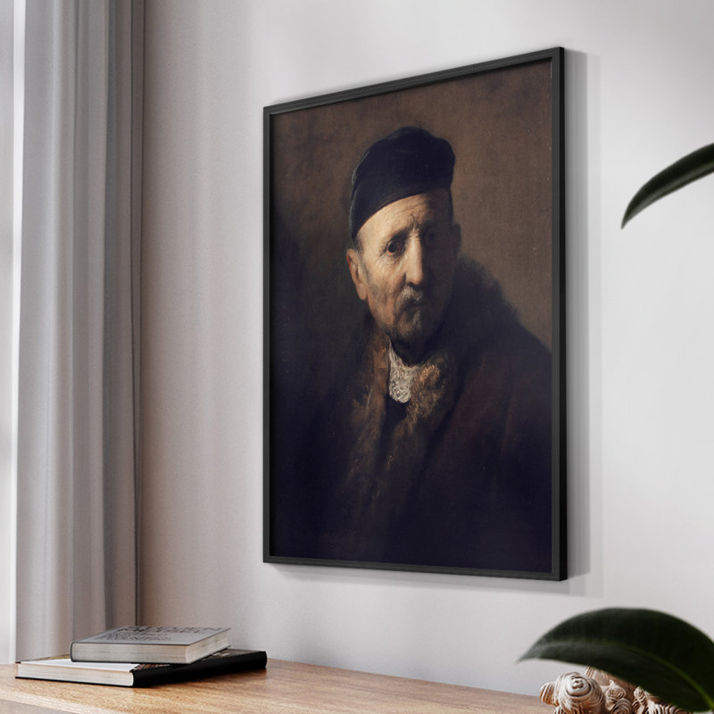 «Vintage Portrait Print Lxxx» sur papier