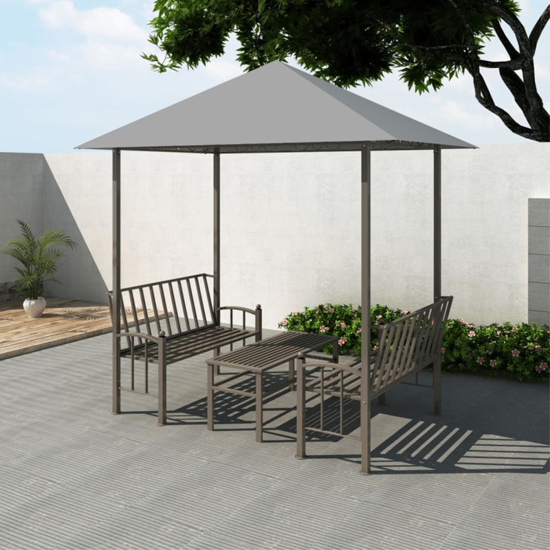 Banc de jardin Moa, Anthracite