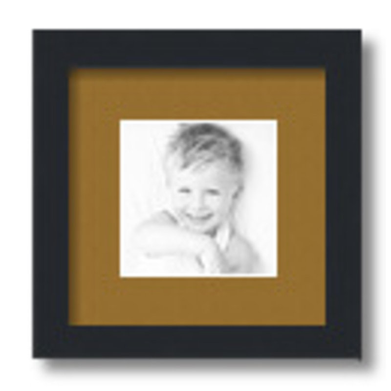 Cadre pour photo simple 5 "x 5" en bois mat, El Dorado