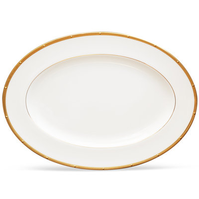 Noritake Rochelle Gold Oval Platter