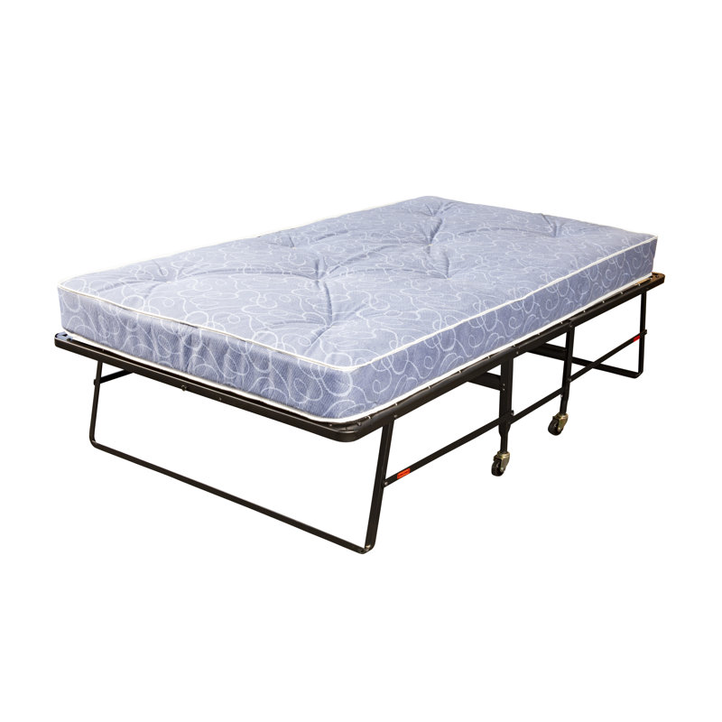 Lit pliant avec matelas à ressorts 5 po