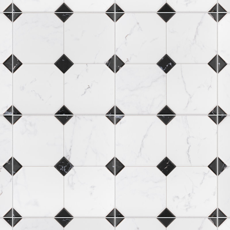 Betera 13" x 13" Porcelain Patterned Wall & Floor Tile