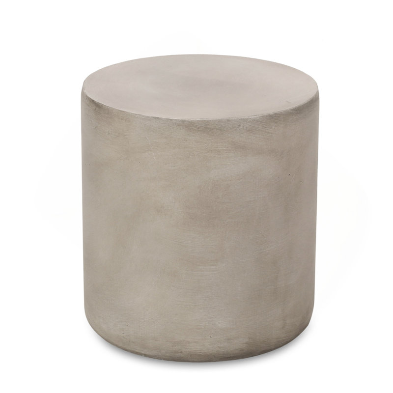 Outdoor Lightweight Concrete Side Table