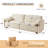 Coniglio 95'' Upholstered Sofa-886068623