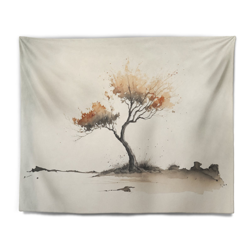 Tapisserie murale Lonely Autumn, H 50 po x l 60 po