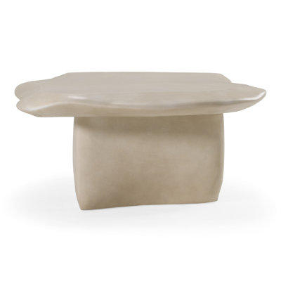 Table basse Slone - Beige moderne en béton