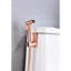 Bidet de toilette en or rose - Modèle portatif en métal, jets multiples et brumisateur doux, résistant à la rouille et à la corrosion, installation simple pour deux réglages, amélioration de l'hygiène, installation facile
