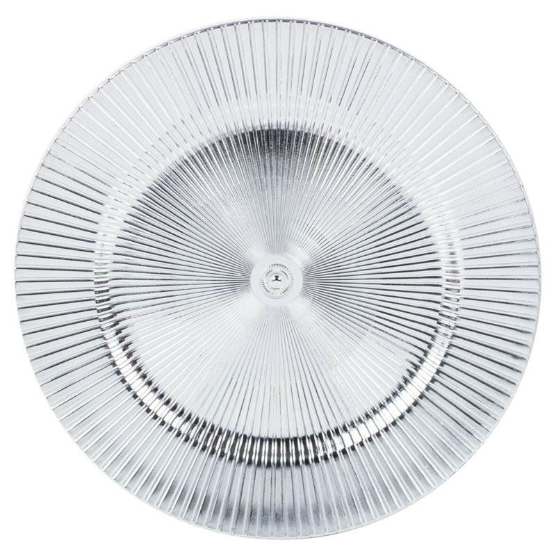 Josie Solid Colour Charger, Silver