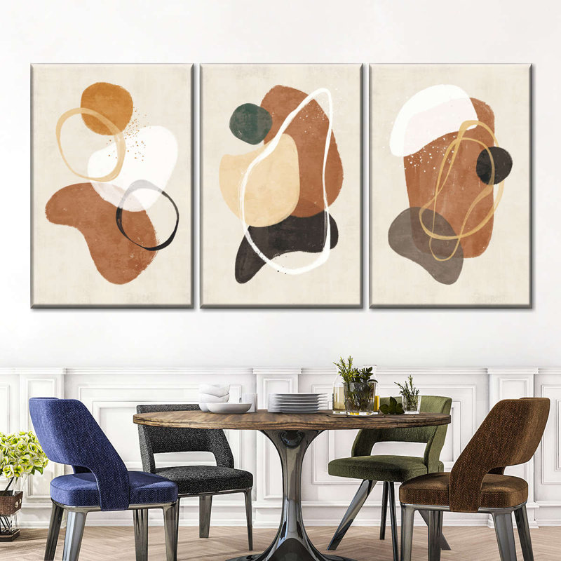 Impression sur toile brune, H 36 po x l 74 po x P 1,25 po