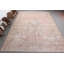 Tapis turc surdimensionné rétro avec motif brun usé pour le salon ou la cuisine