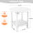 18" Outdoor All Weather Side Table-1508383614