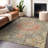 Machine Washable Indoor/Outdoor Claudian ACN1236 Brown Rug-103718788