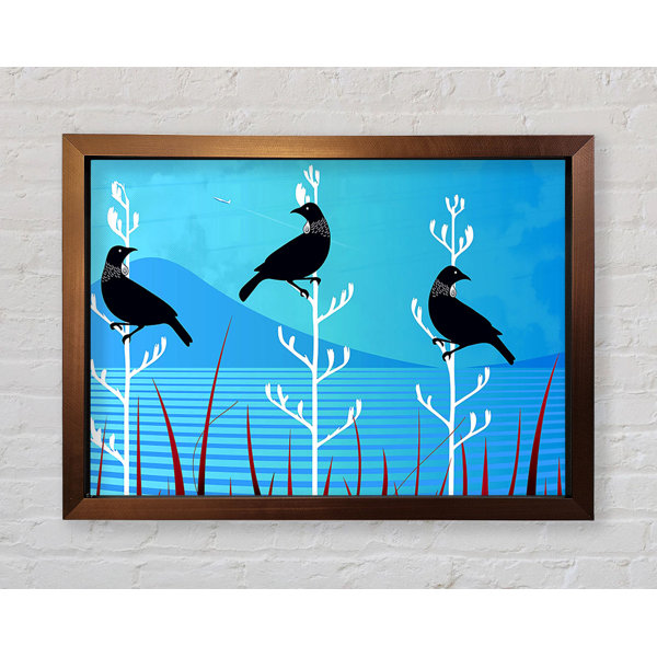 Bright Star Tui Birds - Single Picture Frame Art Prints | Wayfair.co.uk