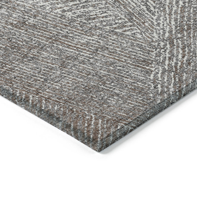 Chayden Indoor/Outdoor Chantille ACN991 Gray Area Rug, Rectangle 10' x 14'