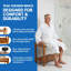 Banc de douche en teck Eleganto