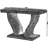 Alyssa Handwoven Seagrass Console Table With Sculptural Arching Frame For Entryway, Hallway, Or Living Room Display