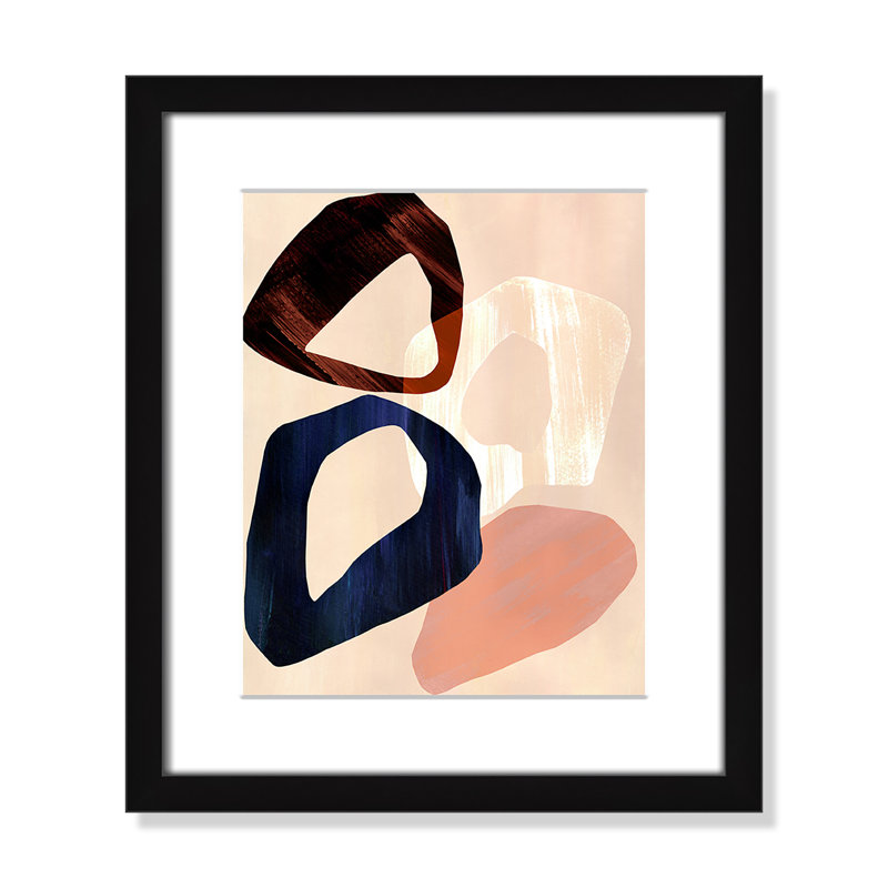 Loop III Print par Violets Print House, L 13 po x H 15 po, Imprimé mat, Noir satiné