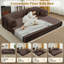 Canapé-lit futon convertible 4 en 1 en velours côtelé, 78 pouces, avec 2 oreillers, aucun assemblage requis-1443662629-1490432184