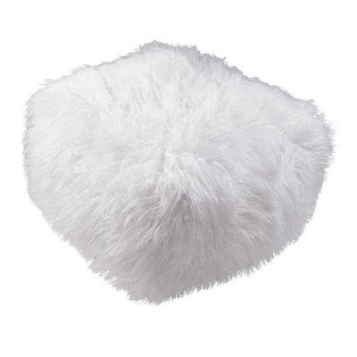 Faux Mongolian Collection 20" Pouffe