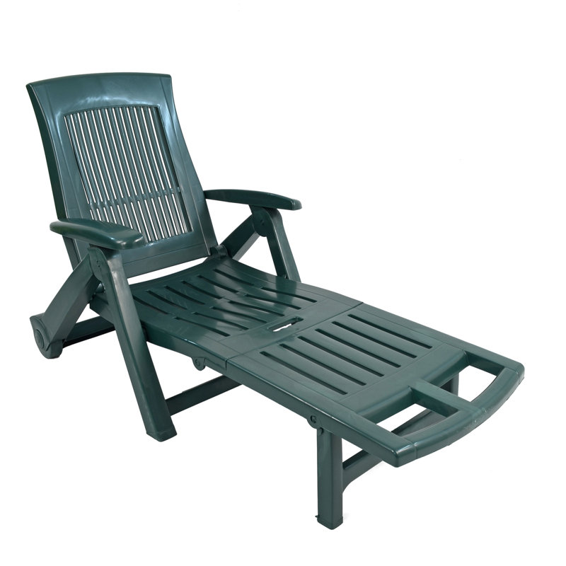Potenza Garden Lounger, Green