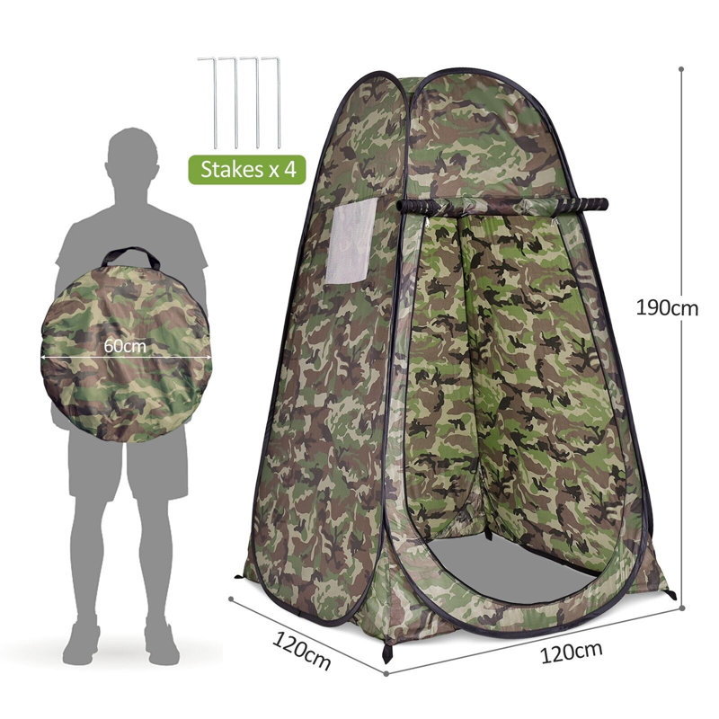1 Person Tent, Camouflage Green
