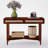  Oliver 47”W Mid-Century Wood Console Table with 2 Drawers-472950914