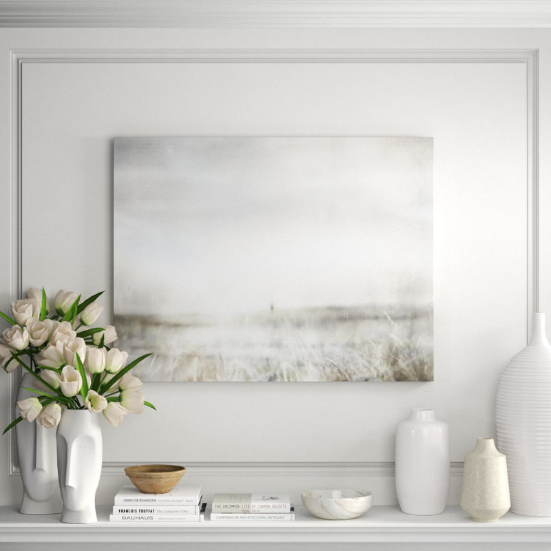 Warm Meadow I Print by Elena Carlie, Glass Coat, 30" H x 40" W x 1.5" D