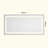 LED Bathroom Mirror with Front-lit, 3 Colors Temperature & Dimmable Light-122782169-122782183