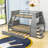 Iginia Kids Twin Over Full Bunk Bed with Trundle with Drawers-398891001