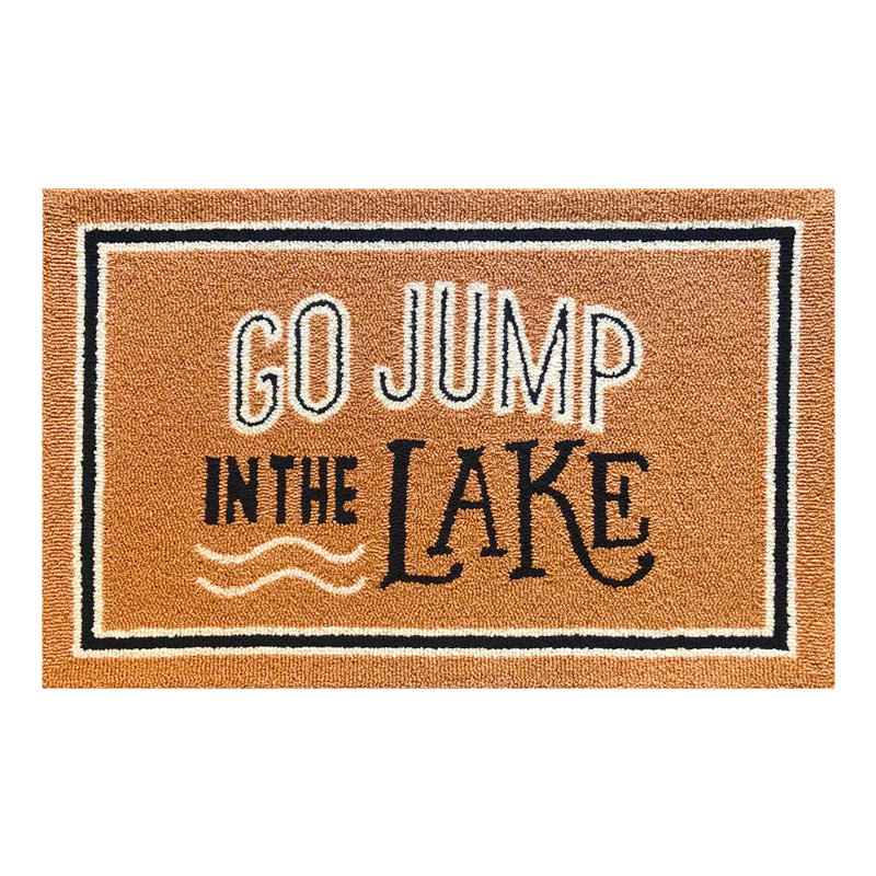 Go Jump In The Lake, taille 24 po x 36 po, Tanné