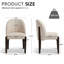 Ensemble de 4 chaises de salle à manger en bois Ahn, chaise de salle à manger rembourrée en tissu moderne-925745504-925745516