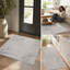 Petit tapis d'entrée à capuchon, style floral vintage, profil bas, lavable, non petit, pour cuisine, salle de bain, porte d'entrée. Parfait pour la cuisine, la salle de bain et la porte d'entrée.