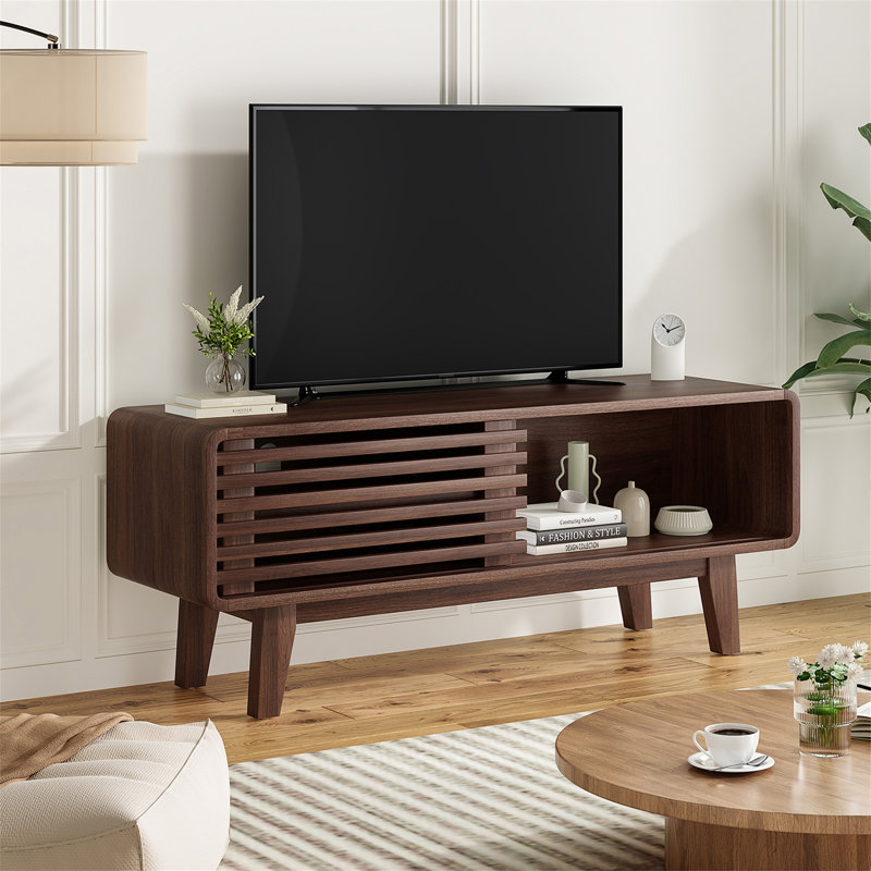 Meuble télé pour téléviseur de 59 po ou moins, Noyer